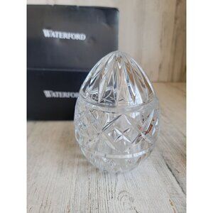 Waterford exclusive Crystal egg Easter home decor glass figure